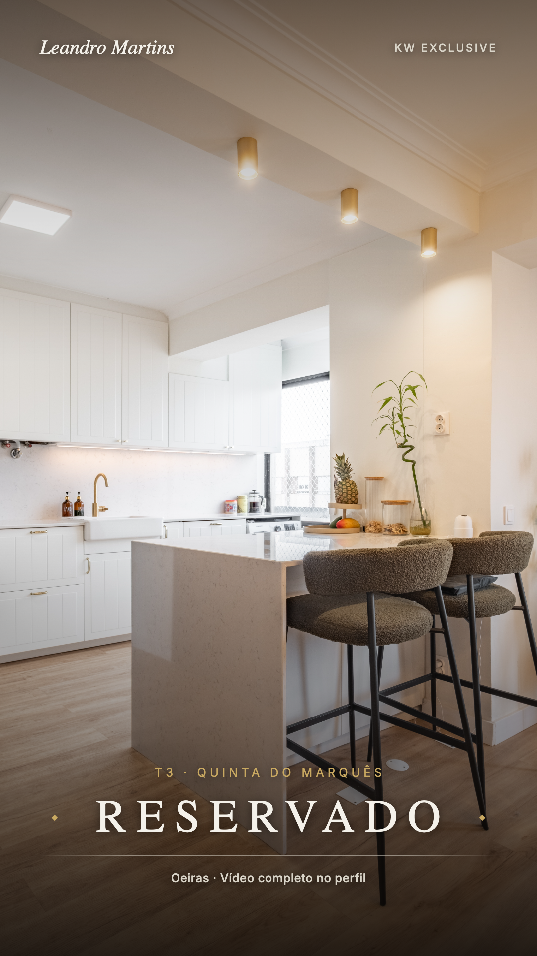 T3 remodelado na Quinta do Marquês, Oeiras — Reservado